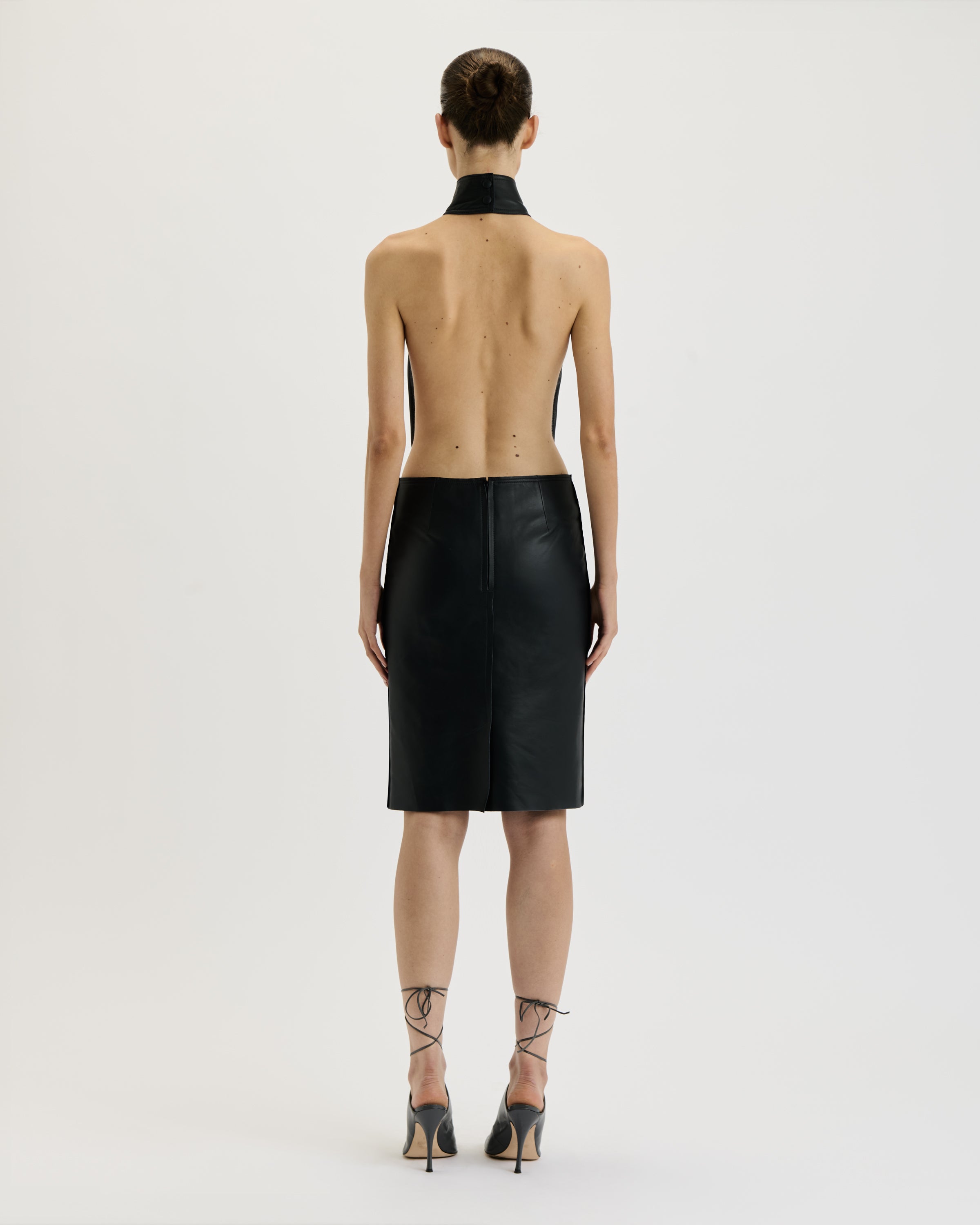 Leather Pencil Dress