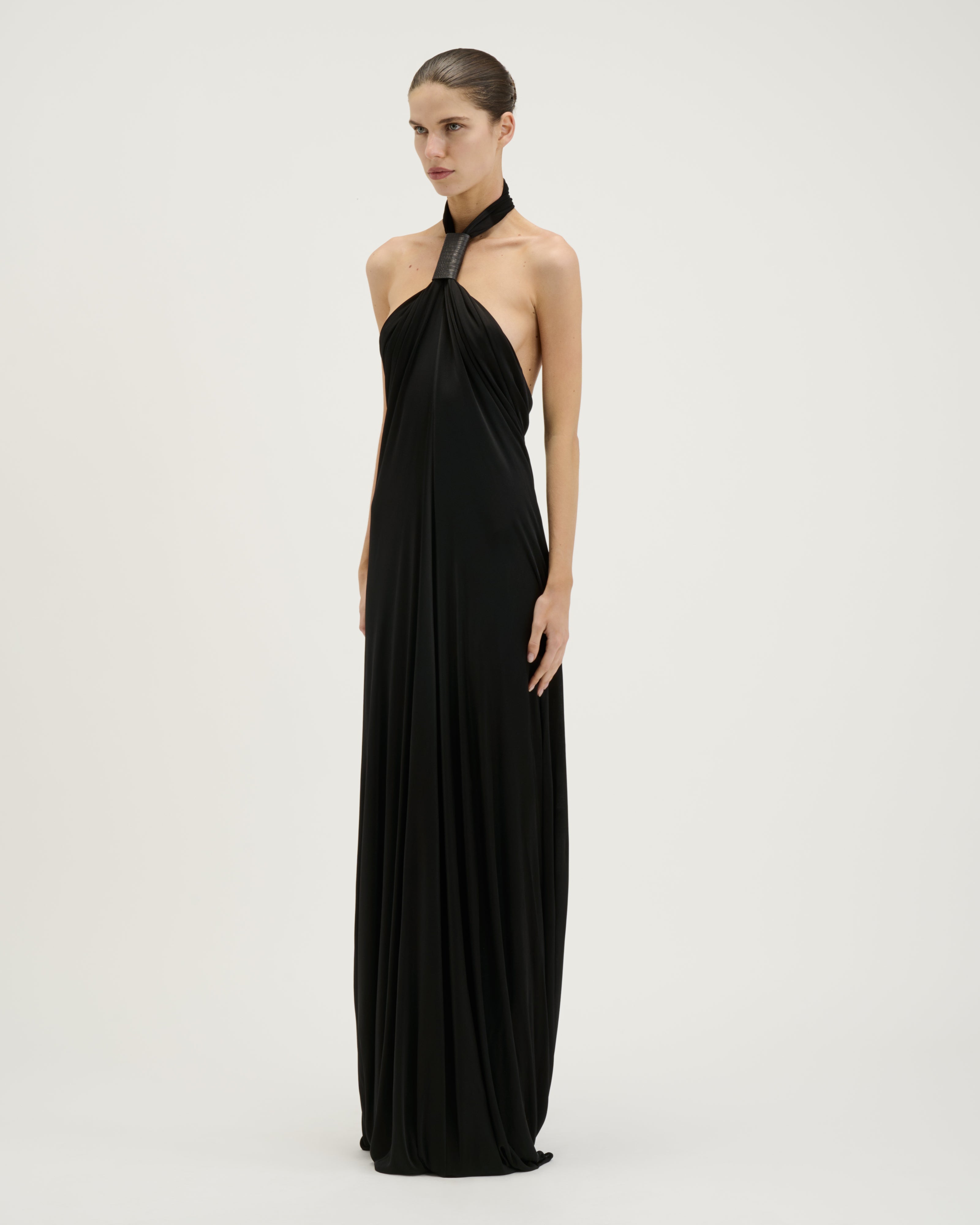 Halterneck Evening Dress