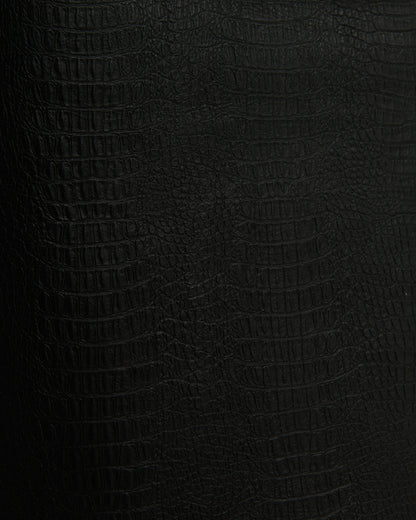 Leather Pencil Skirt / Crocodile