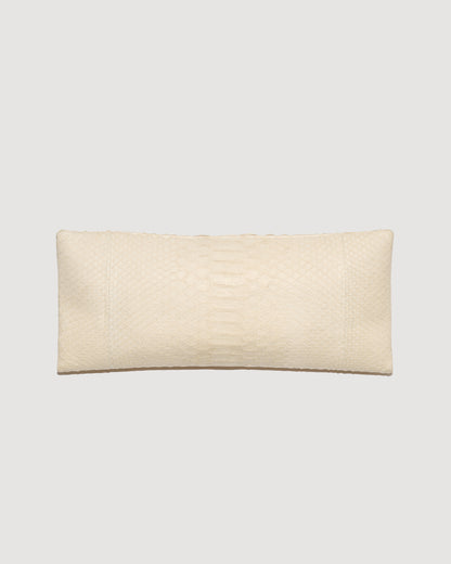 Python Clutch / Cream