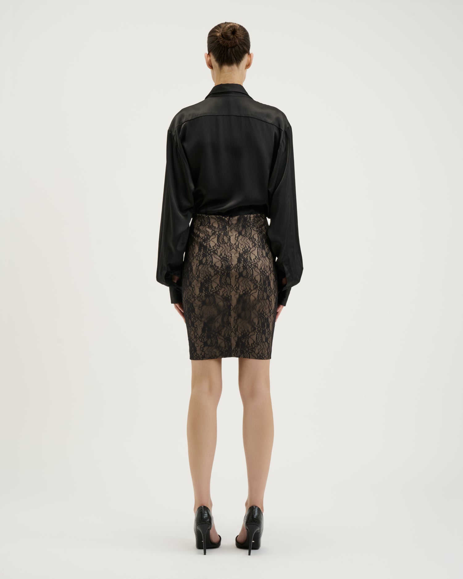 Lace Pencil Skirt
