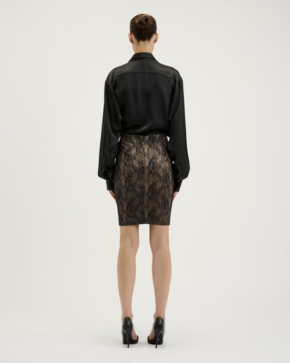 Lace Pencil Skirt
