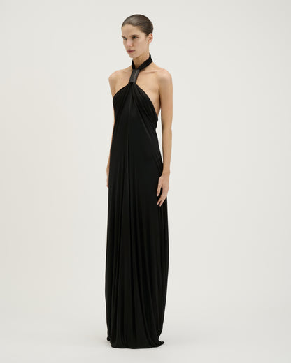 Halterneck Evening Dress