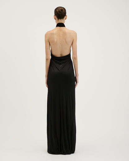 Halterneck Evening Dress