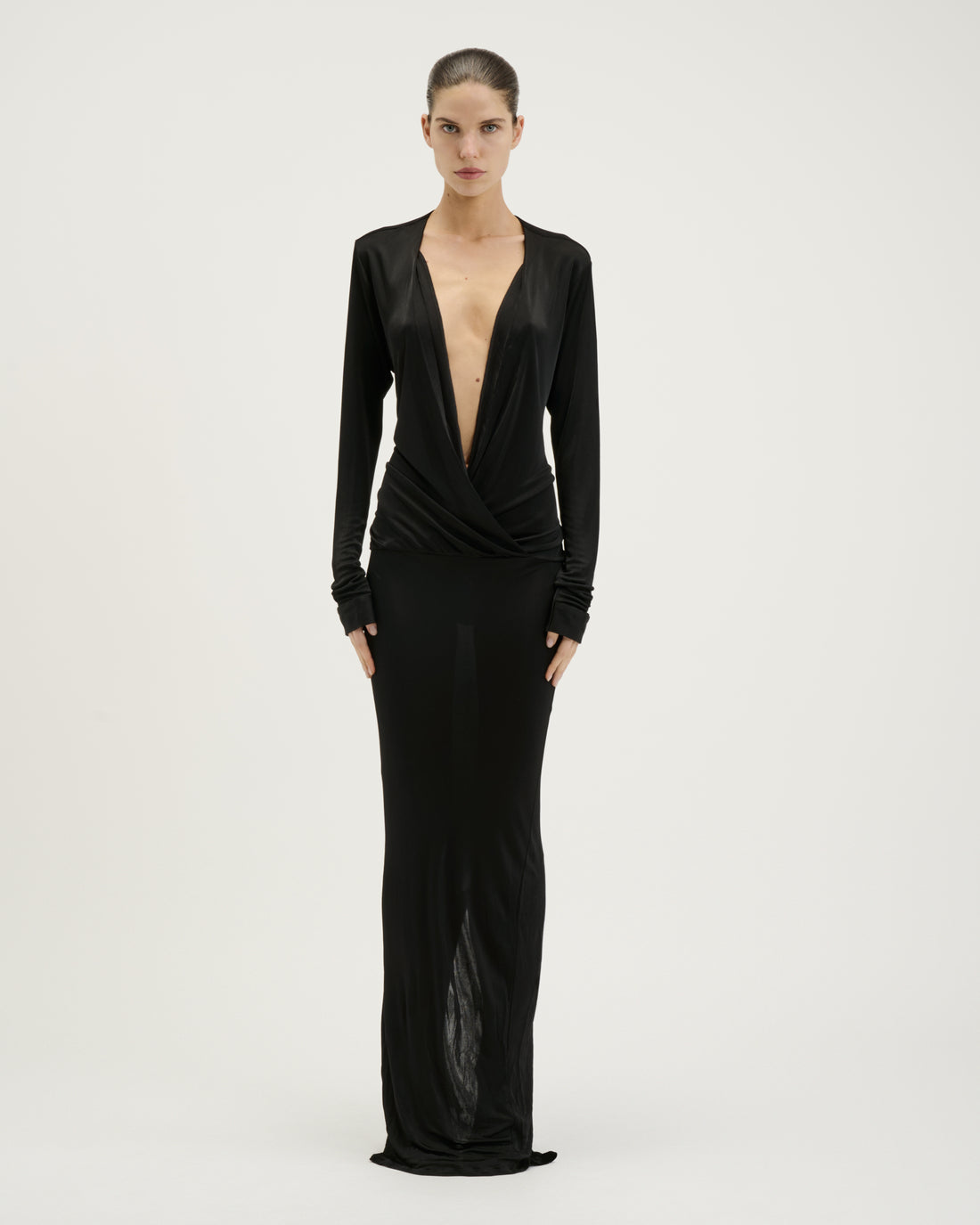 Wrap Evening Dress